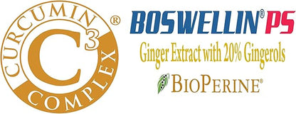 Joint Support Supplement, Potent Blend of Turmeric Curcumin with Black Pepper, Boswellia Extract & Ginger, Fast-Acting Joint Supplement, 8-Hour Sustained Release, 120 Caplets - Sanjevani