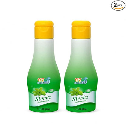 EZ-Sweetz De-bittered Stevia (1.7oz - Liquid Sweetener 330| 2Pack)