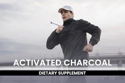 PURE ORIGINAL INGREDIENTS Activated Charcoal (730 Capsules) No Magnesium or Rice Fillers, Always Pure, Lab Verified