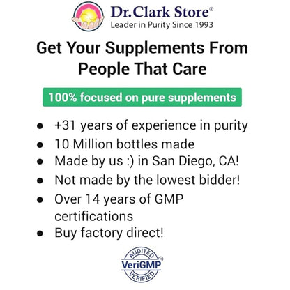 Dr. Clark 100% Pure Oregano Oil – 10cc, Natural Antioxidant & Immune Support