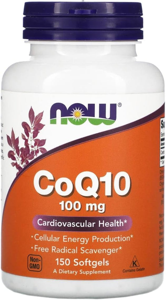 Now Foods CoQ10 100 mg (150 Softgels) 1 Pack