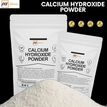 100% Natural Calcium Hydroxide Powder for Food & Cosmetics 227 GMS / 0.5 LBS