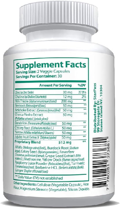 Pure Liver Health | Liver Detox & Cleansing Repair Formula with Natural Nutrients