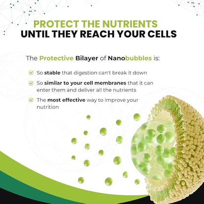 Nanonutrition Glutathione + Vitamins + Minerals | Liposomal Nanotechnology | 100% Natural Ingredients | 16 Fl. Oz. | 32 Servings
