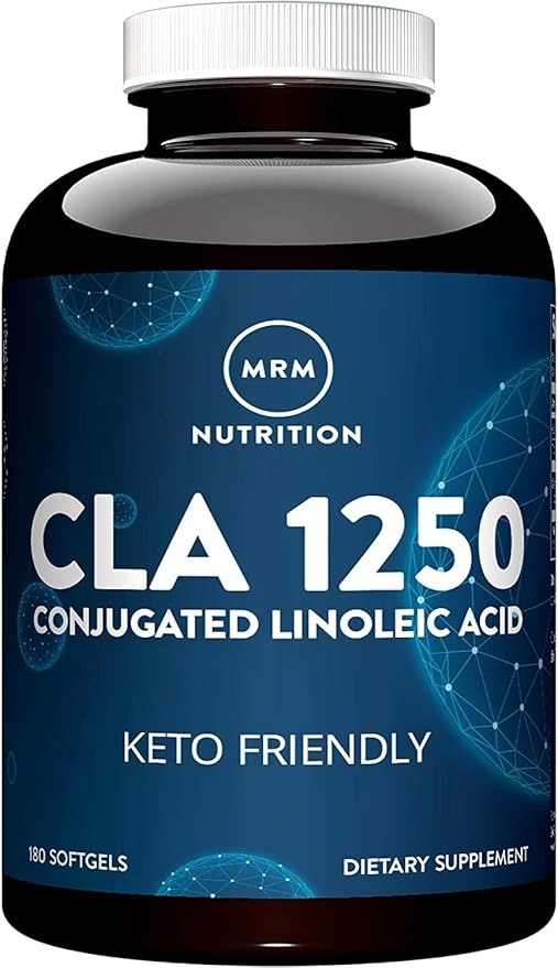 MRM Nutrition CLA 1250 | Keto Friendly | 80% CLA High Potency | 1000mg CLA per Capsule | Healthy fats | Gluten-Free | 30 Servings