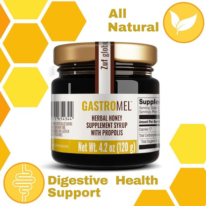 Zuf Globus: GastroMEL | Prebiotic | Gut Health | Supports Digestive Regularity | All Natural | Honey | Botanicals