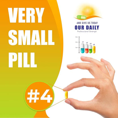 Our Daily Vites L-Methylfolate 15 MG B Complex Balance 5 MTHF Active Folate, Methylated B12, B9, B6, B2 Brain, Heart and Fetal Health, Non-GMO, 60 Count 2 Months