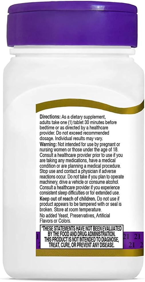 21st Century Melatonin 10 Mg Prolonged Release, 120 Count