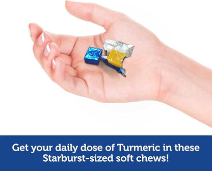 Healthy Delights Naturals, Turmeric Curcumin Soft Chews, Promotes Healthy Inflammatory Response, Delicious Tropical Fruit Flavor, 30 Count