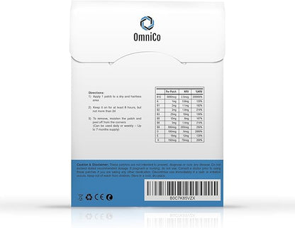 OmniCo - B12 Energy Patches – 30 Pack