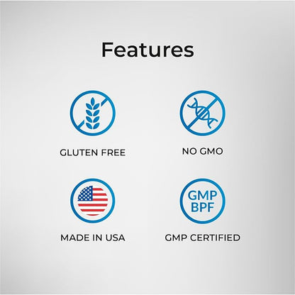 Krill Oil 500 mg, Omega-3 EPA DHA, Phospholipids, & Astaxanthin, Supports Immune System & Brain Health 60 Capsules No Fishy Taste - Non-GMO, Gluten Free