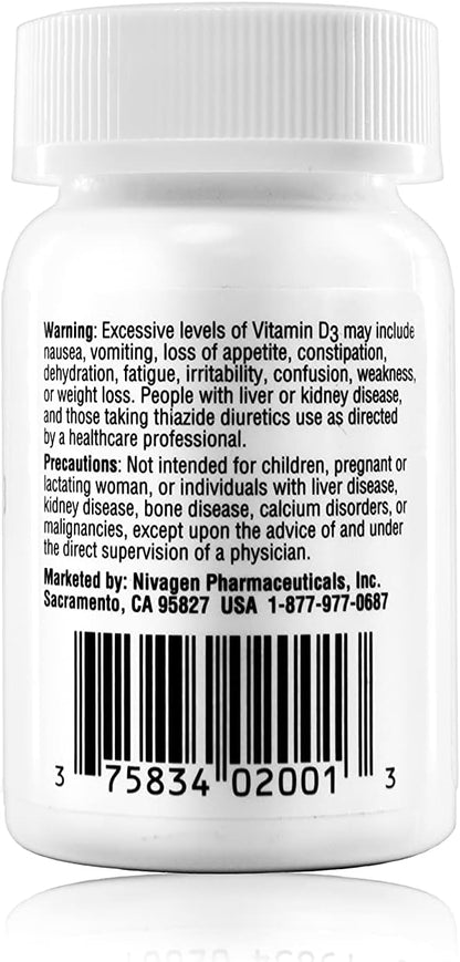 Pharmaceuticals Inc Vitamin D3 50,000 IU Capsule (100)