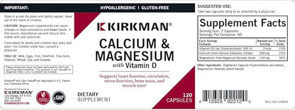 Calcium Magnesium Capsules - Hypo - 120 count