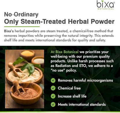 bixa BOTANICAL Tulsi Leaves Powder (Holy Basil Leaf/Ocimum Sanctum) 7 Oz / 200g,Pack of 1 | Support Immunity|Taken as Tea