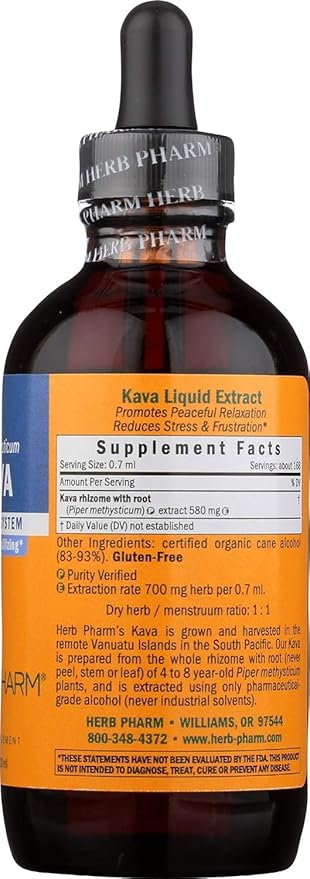 Herb Pharm Pharma Kava Extract - 4 Oz, 2 pack