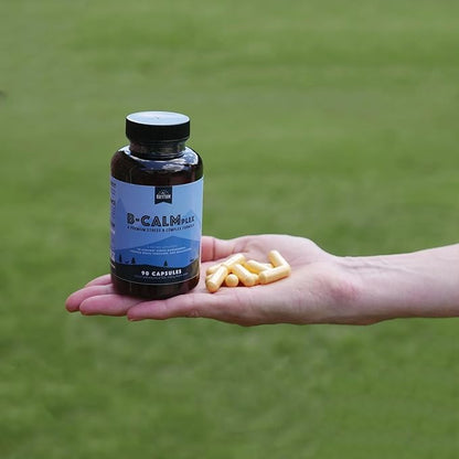 Natural Rhythm B-CALMplex, Unique B Vitamin Blend, B Complex Supports Proper Nerve Function and Relaxation, 3 Month Supply, 90 Capsules