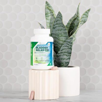 Bladder Relief 911 Detoxifying Strength - for Men and Women Provides Bladder Support, 60 Veggie Capsules