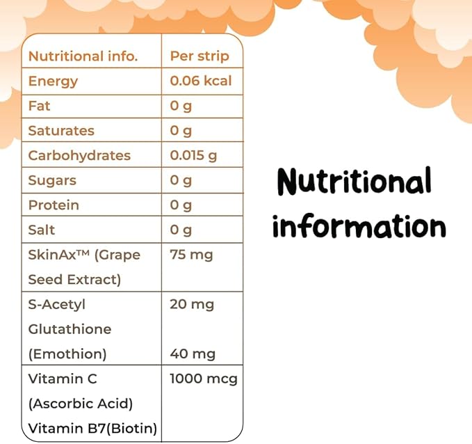 Soul Strips Immunity Defender -Sugar-Free Vitamin C & Zinc with Beta Glucan-Helps Fight Common Infections-Immune Support Strips for Children-Orange Flavor, Zero Sugar-30 Strips Pack