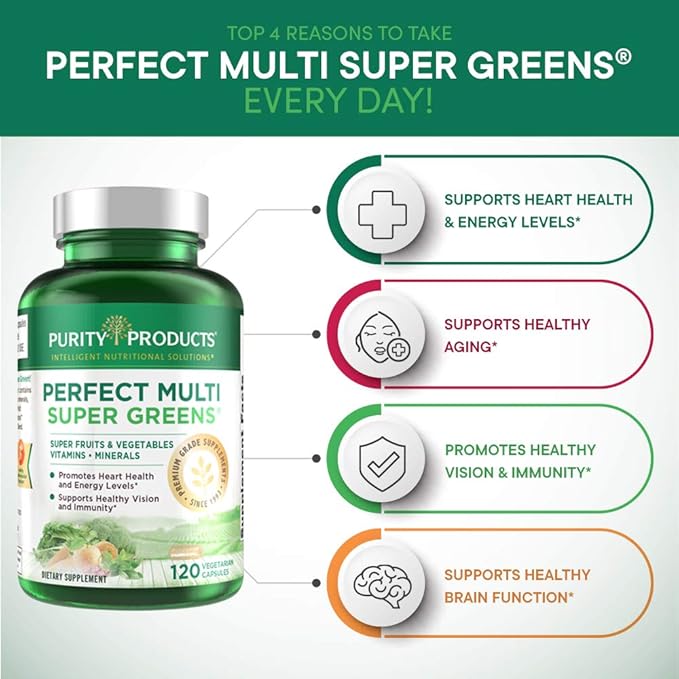 Purity Products Bundle - Krill Omega 50+ with CoQ10 + Perfect Multi Greens
