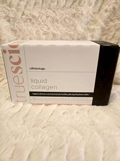 TrueScience Liquid Collagen for Glowing Skin - Collagen Activation & Replenishment Blend - Supports The Appearance of Firmer Looking Skin - 10 Bottles x 1.7 Fl. oz. (50 ml) Each