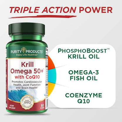 Purity Products Bundle - Krill Omega 50+ with CoQ10 + Perfect Multi Greens