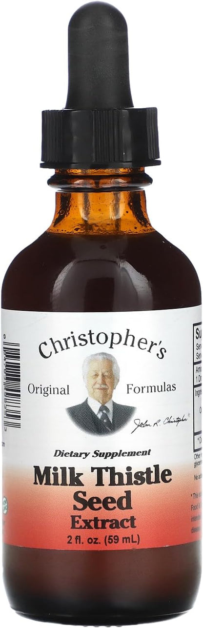 Christopher's Original Formulas Milk Thistle Seed -- 2 fl oz
