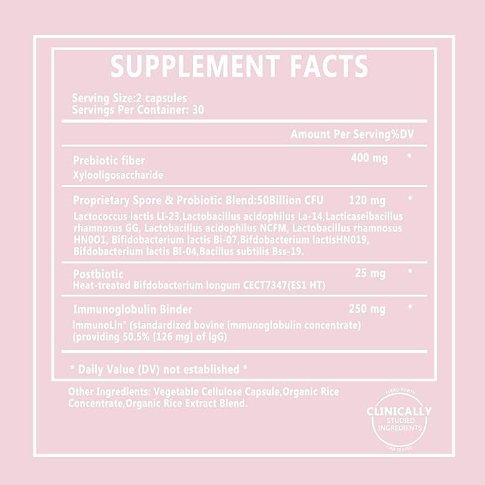 Vaginal Probiotics for Women pH Balance with Prebiotics and Lactobacillus Probiotic Blend - Vaginal Health Supplement - Promote Healthy Vaginal Odor & Vaginal Flora,60 Count