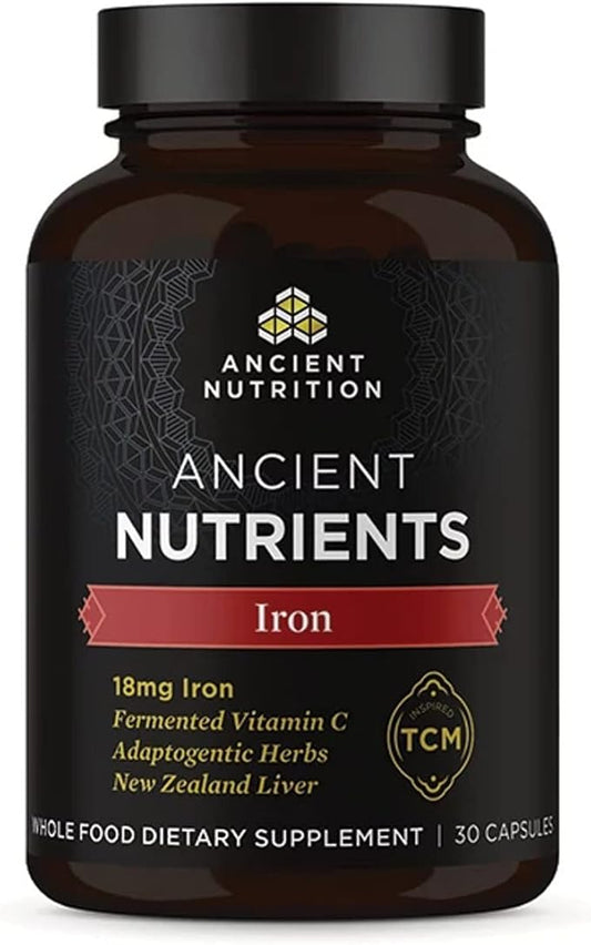 ANCIENT NUTRITION Iron, 30 CT