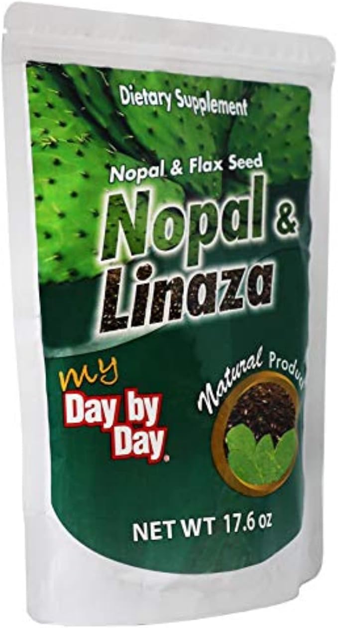 My Day by Day, Nopal and Flax Seed, Natural Fiber, 17.6 Oz, Bag