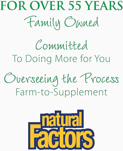 Natural Factors, Lactase Enzyme, Digestive Aid For Lactose and Dairy Intolerance, 60 Capsules