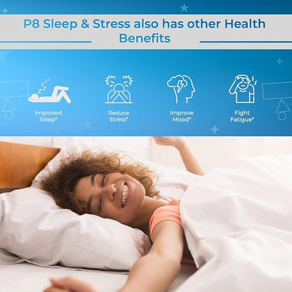 Sleep & Stress Supplement - with Affron® Spanish Saffron Extract, Ashwagandha, & Rhodiola Rosea - Improved Sleep- 30 Capsules
