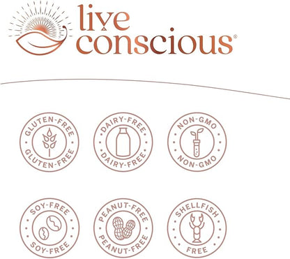 Vegan Vitamin B12 Sublingual Liquid Drops by Live Conscious- Methylcobalamin Max Strength B12 5000mcg Formula - Vegan B 12 Vitamin Support Energy, Promote Memory & Aid Immune System - 60 Serving