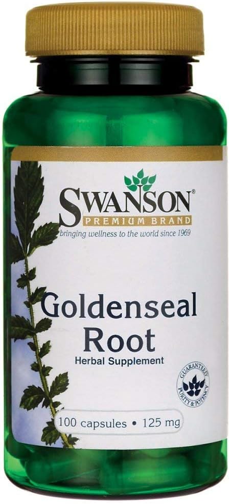 Swanson GOLDENSEAL Root 125 MG 100 CAPS
