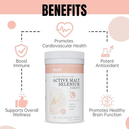 Selenium,800 mg,Antioxidant, Supports Immunity, 60 Capsules