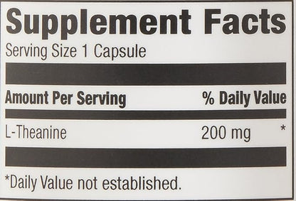 Amazon Elements Theanine 200mg 60 Capsules