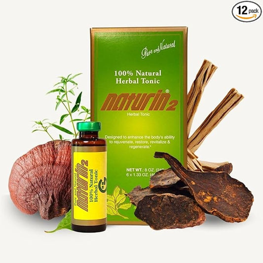 Herbal Immune Support & Adaptogen Drink - 12 Vials (40ml) | 30 Years of Herbal Wellness for Vitality, Energy & Digestive Health - Licorice Root, Astragalus, Hedyotis, Reishi Mushroom Extract