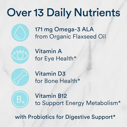 SMARTYPANTS Organic Men's Multivitamin & Probiotics, 120 CT