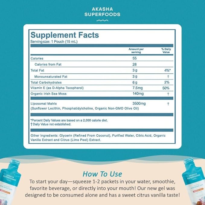 Sea Moss Capsules & Irish Sea Moss Gel