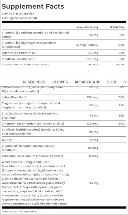 Dr. Fuhrman Gentle Care Formula - 120 Capsules