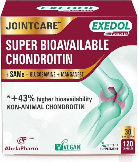 Chondroitin Glucosamine Capsules. Supports Joints and Helps Cartilage Regeneration, 120 Count
