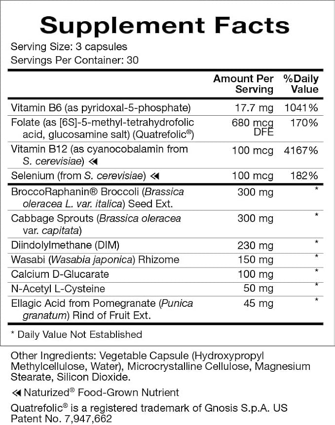 Natura Health Products Cell Guardian Supplement - Targets Cell Protection & Detoxification - Featuring Broccoli Seed Extract, Cabbage Sprouts, Diindolylmethane (DIM), & Wasabi (90 capsules)