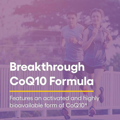 Natural Factors Ubiquinol Active CoQ10 100 mg, High-Absorption Coenzyme Q10 Supplement for Energy, Heart and Cognitive Support, 100mg, 30 Softgels