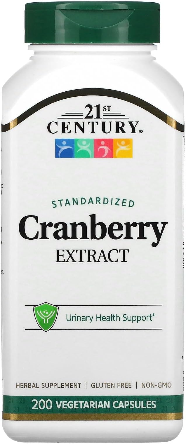 21st Century Healthcare, Inc Cranberry Extract Capsules, 200 Count