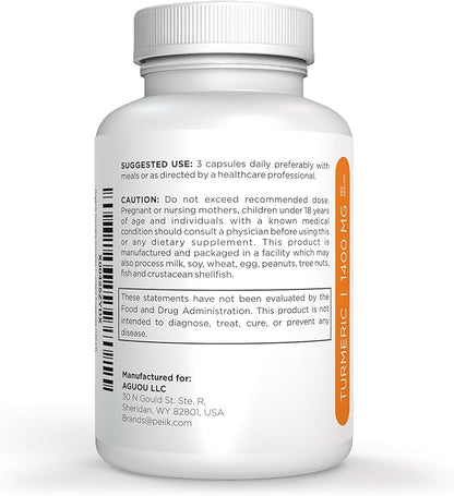 Turmeric Curcumin with Black Pepper & Ashwagandha - High Absorption Ultra Potent Turmeric Supplement with 95% Curcuminoids, BioPerine & Ashwagandha - Turmeric Capsules for Joint Support 120 Capsules