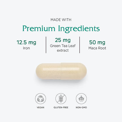 Vitanica FemTeen Symmetry, Vitamins for Teens Daily Multivitamin, Vegan, 120 Capsules