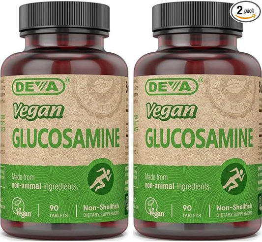 DEVA Vegan Glucosamine 90 Tabs (Pack of 2)