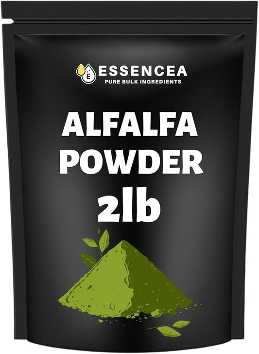 Alfalfa Powder 2lb Superfood Green Powder 2 Pound | Gluten Free Non-GMO Vegan (32 Ounces) [Packaging May Vary]