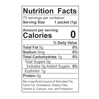 Wholesome! - Organic Stevia - 75 Packet(s)