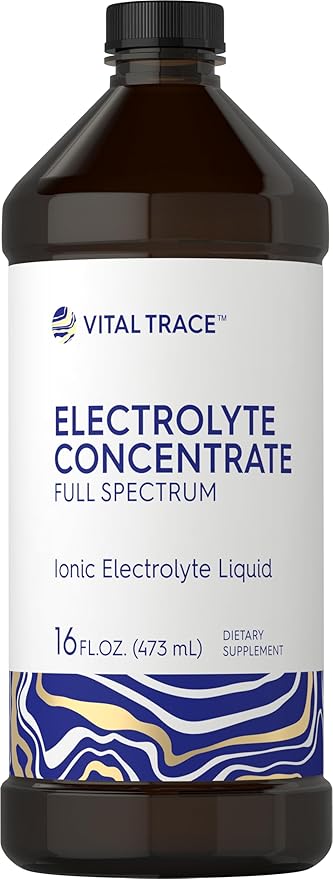 Carlyle Electrolyte Concentrate | 16 fl oz | Full Spectrum | Ionic Electrolyte Liquid | Non-GMO and Gluten Free Formula | by Vital Trace