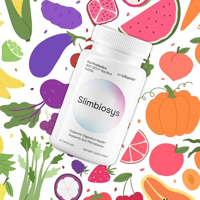 Slimbiosys Ultra Probiotic Capsule - Pre & Probiotics for Women & Men - Support Your Microbiome (2 Pack, Slimbiosys)